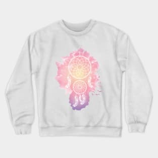 Watercolor dreamcatcher Crewneck Sweatshirt